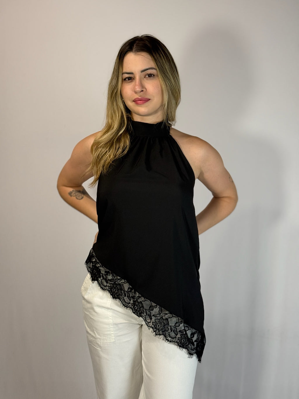 Blusa assimétrica Milano