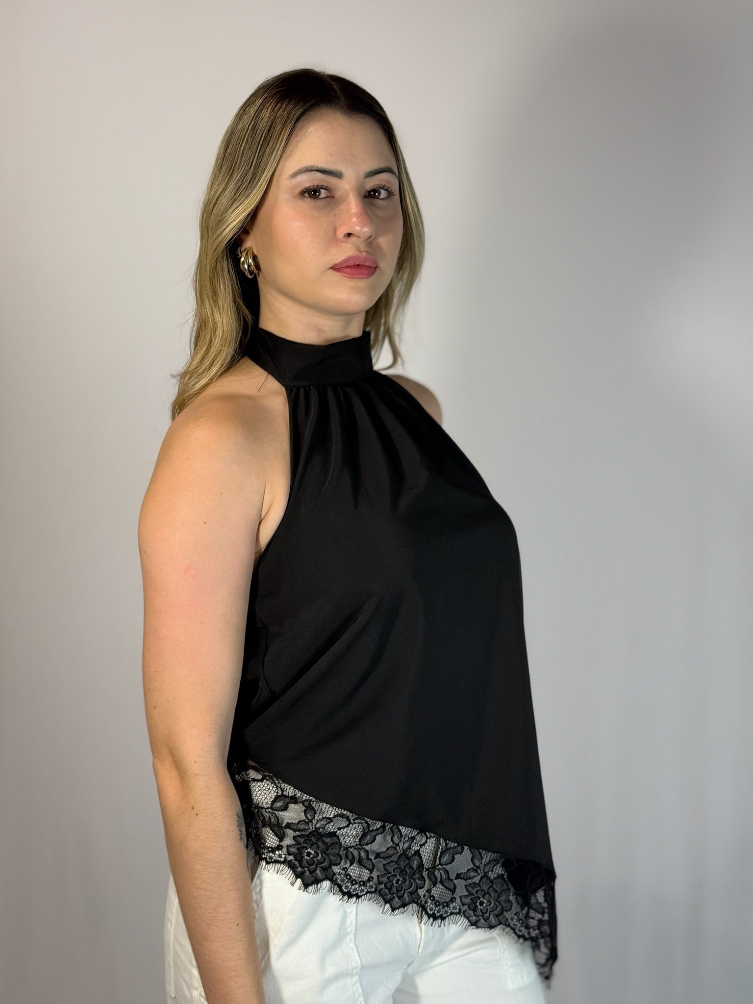 Blusa assimétrica Milano