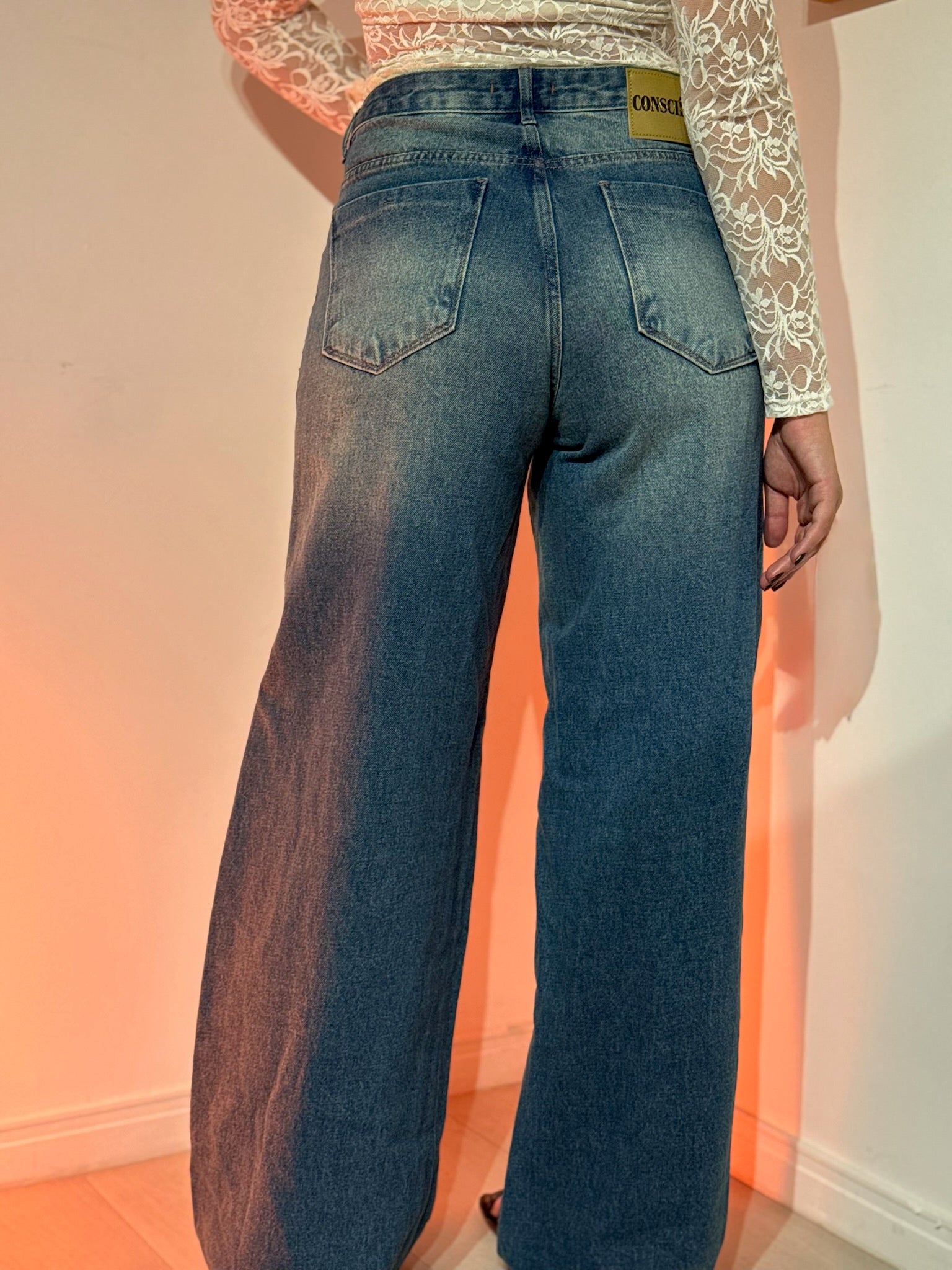Calça Jeans Denin Latte
