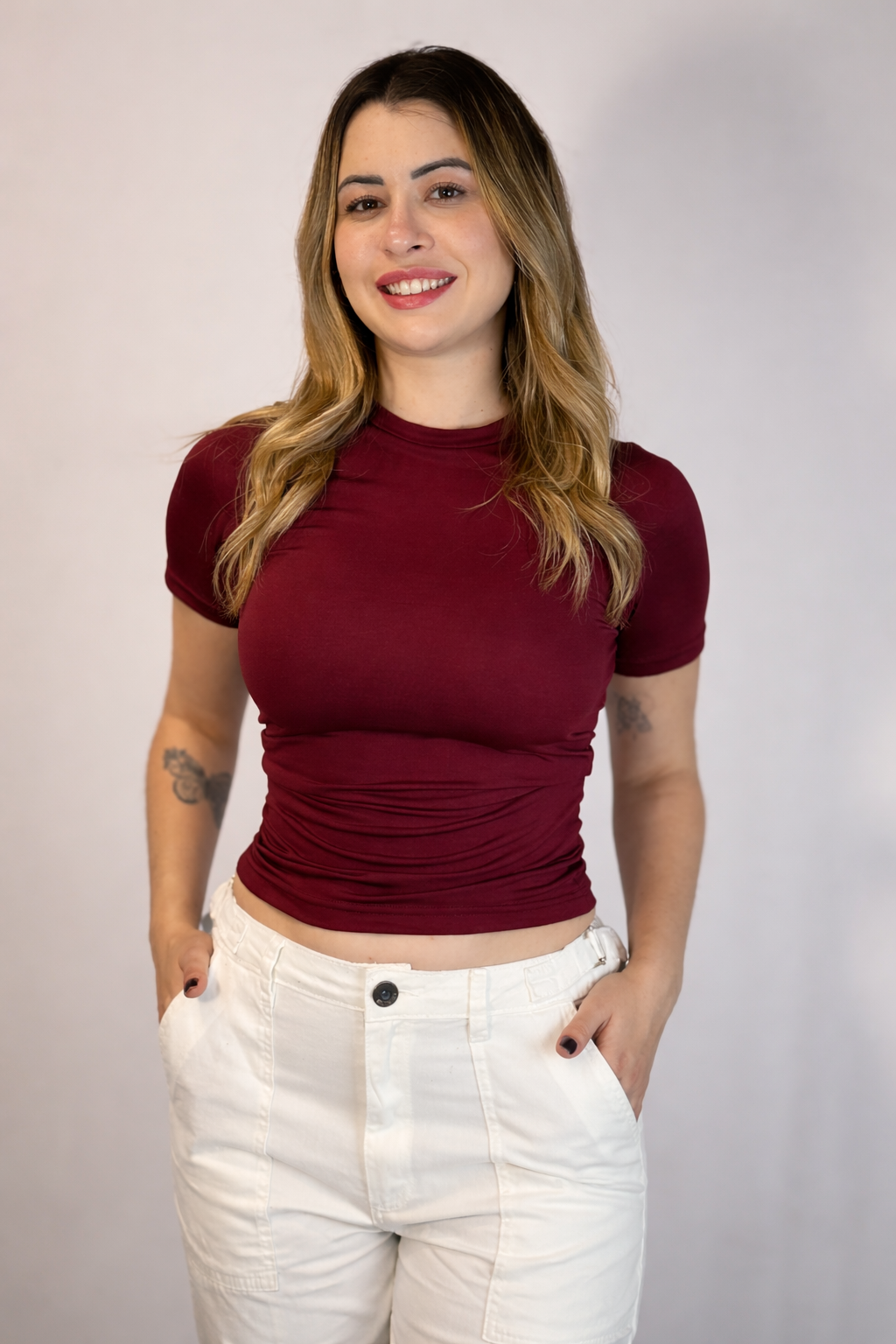 Babe tee Tokyo - Bordo