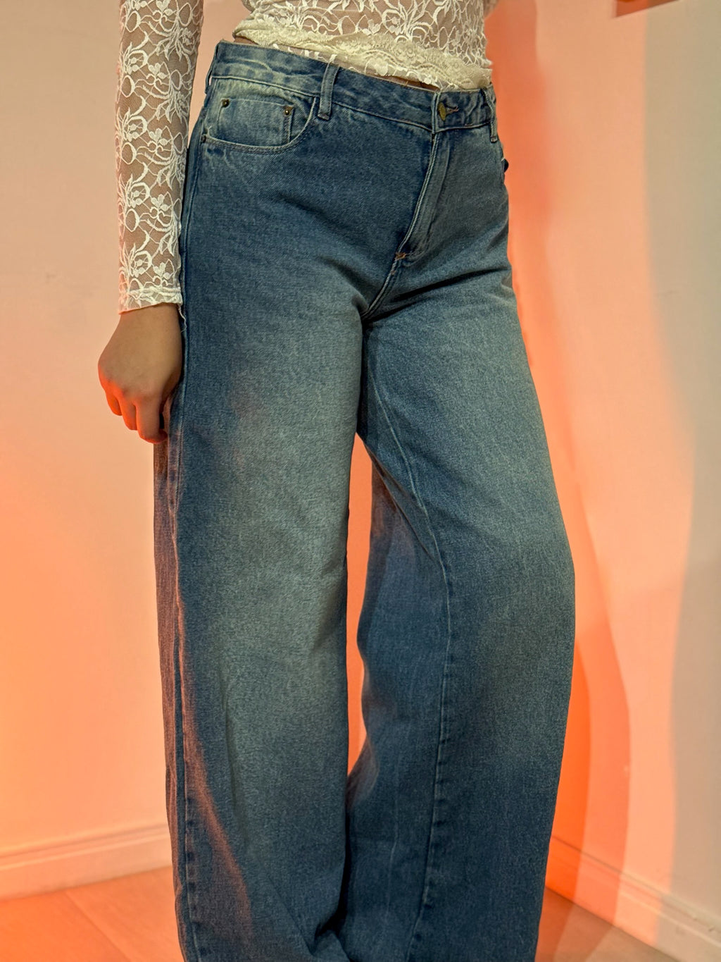 Calça Jeans Denin Latte