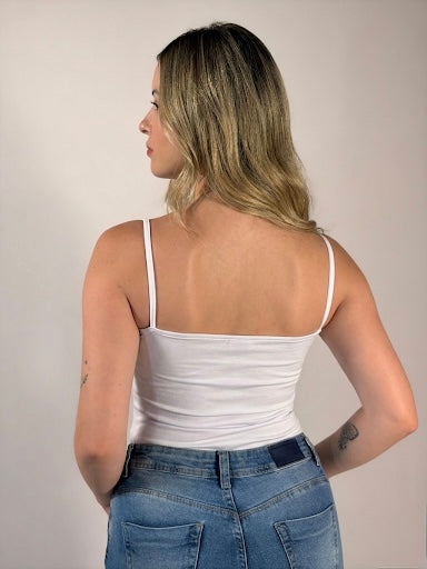 Regata basiquinha Branca - Linha Basic