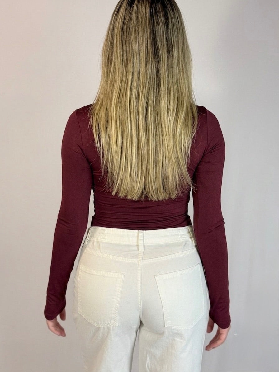 Blusa Nova York - Bordo