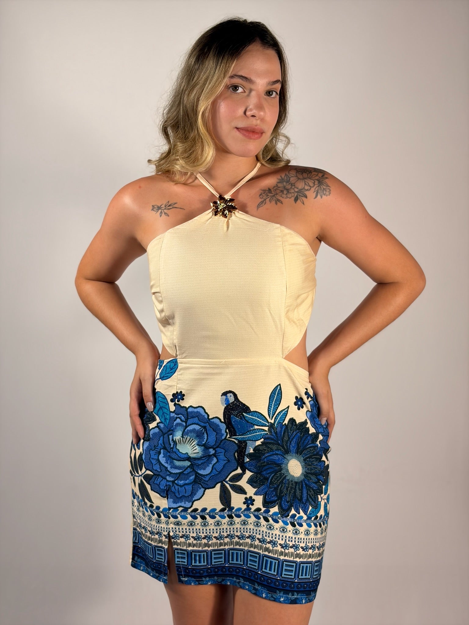 Vestido Curto Floral- Até logo, verão!