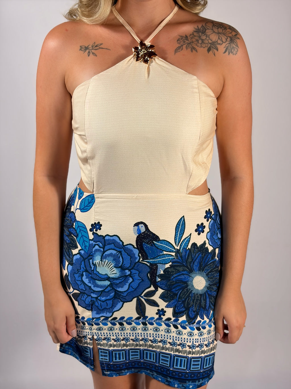 Vestido Curto Floral- Até logo, verão!