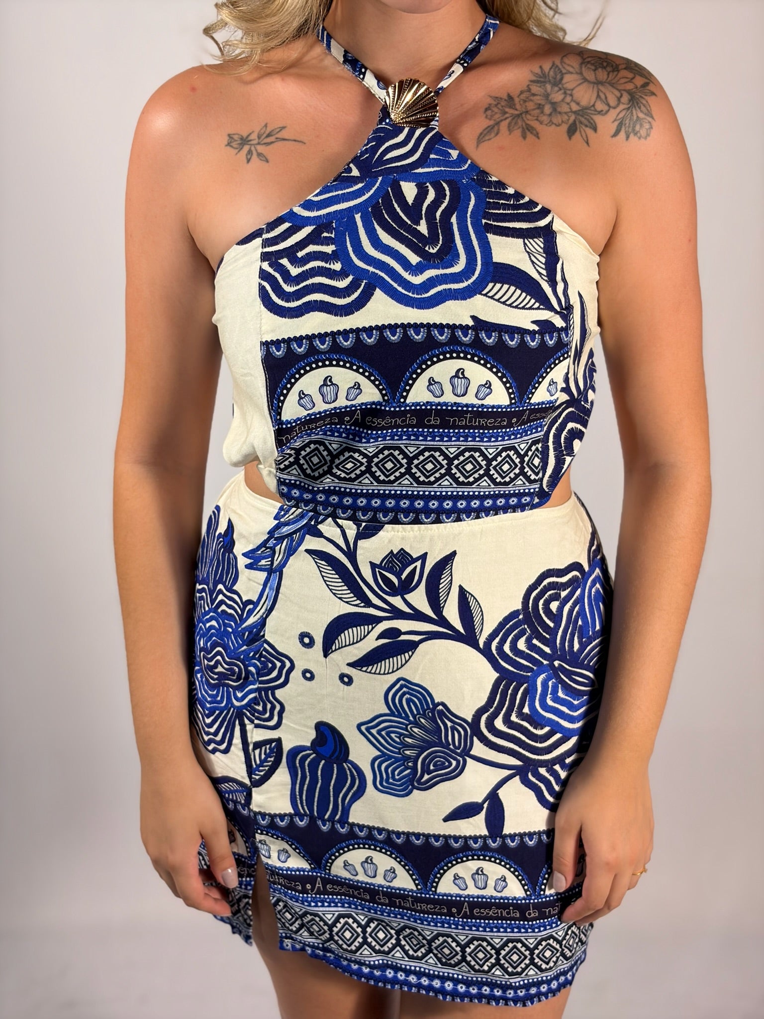 Vestido Curto Tropical - Até logo, verão!