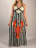 Vestido Longo Listrado - Até logo, verão!