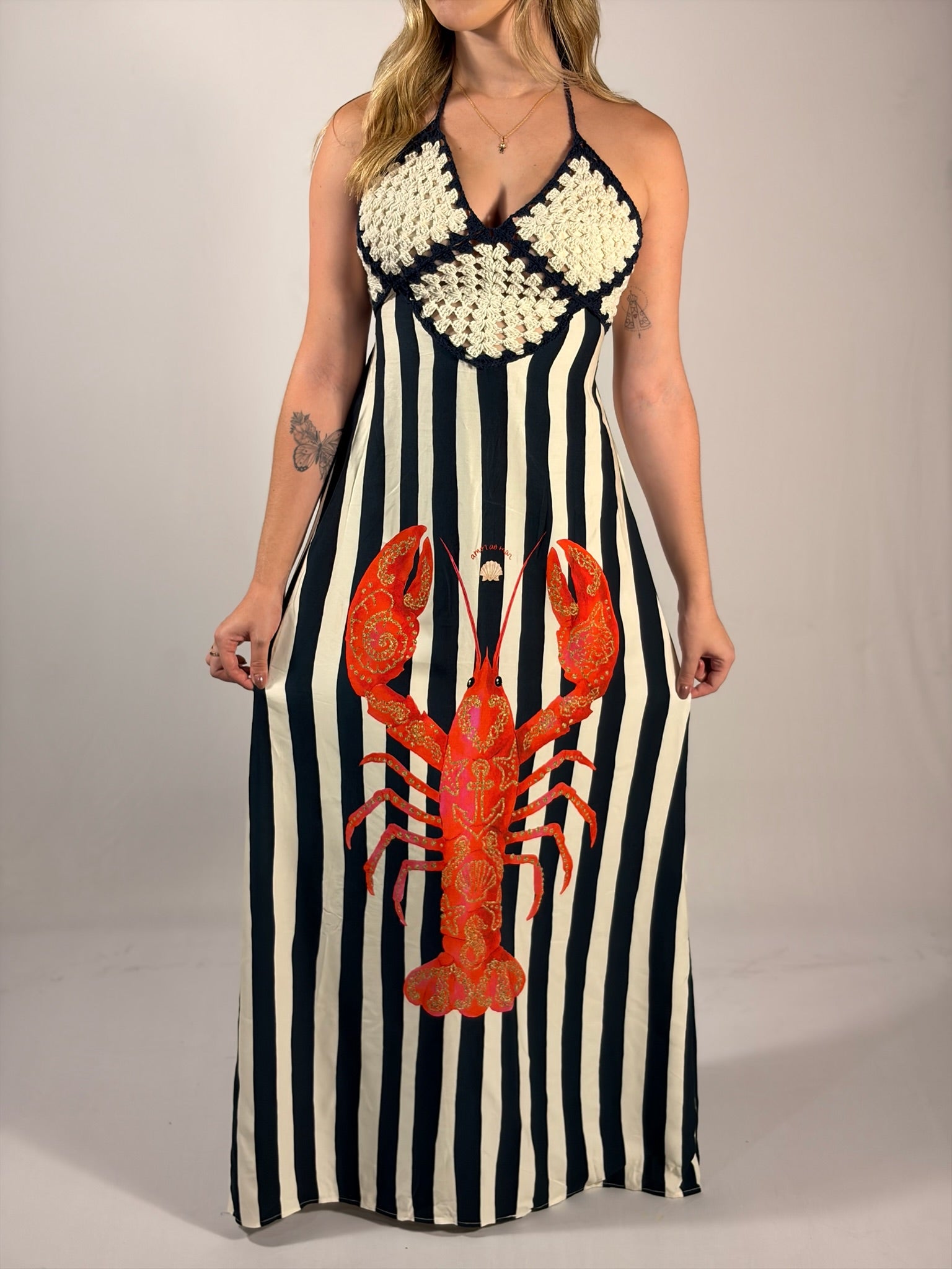 Vestido Longo Listrado - Até logo, verão!