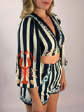 Blusa Cropped Amarração Frontal - Até logo, verão!
