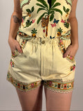 Short Jeans Floral - Até logo, verão!
