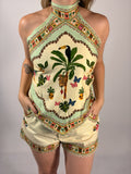 Blusa Floral Frente e Verso - Até logo, verão!
