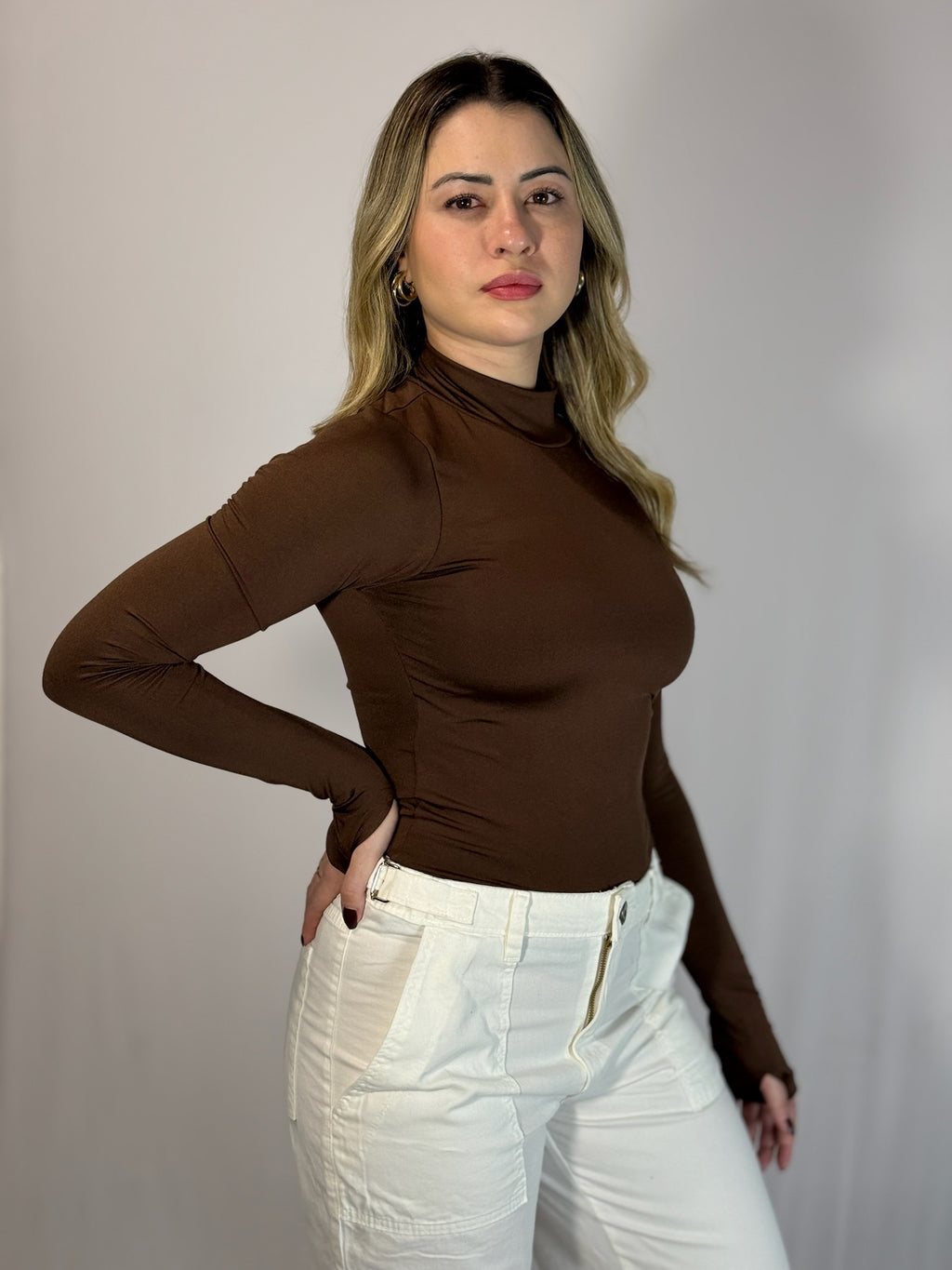 Blusa Nova York - Marrom